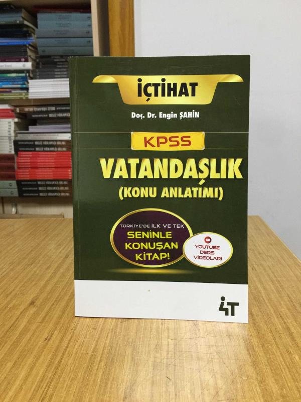 İçtihat KPSS Vatandaşlık Konu Anlatım 4T Yayınevi