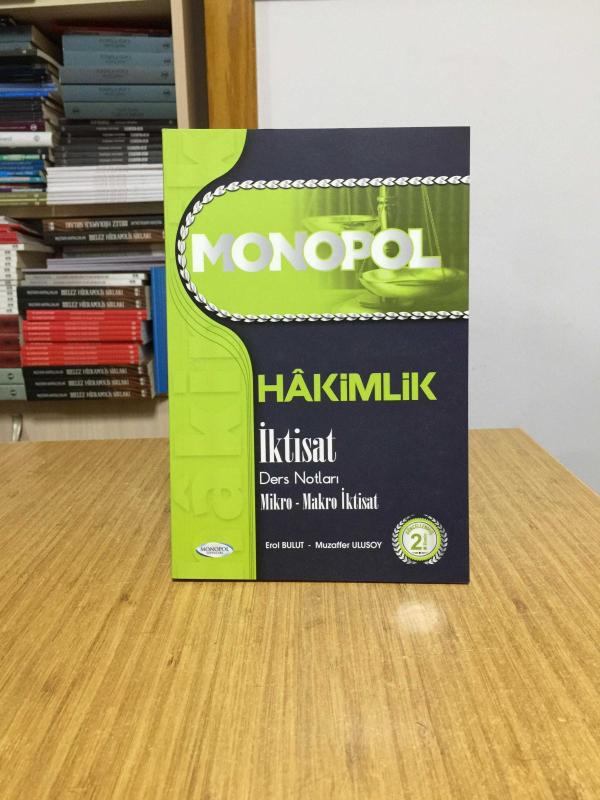 İdari Hakimlik İktisat Ders Notları 2. Baskı Erol Bulut Muzaffer Ulusoy Monopol Yayınları