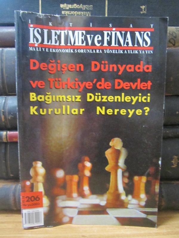 İktisat İşletme ve Finans Dergisi - Yıl 18 - Sayı 206 - Mayıs 2003