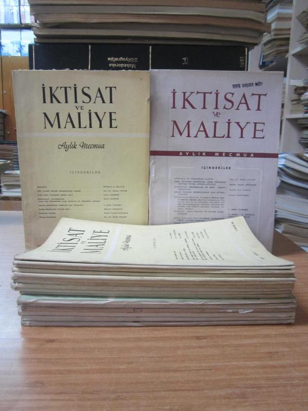 İktisat ve Maliye Dergisi - 1954'ten 1957'e Kadar Yayınlanmış 8 Farklı Sayı Mevcut (Sayılar Açıklamada)