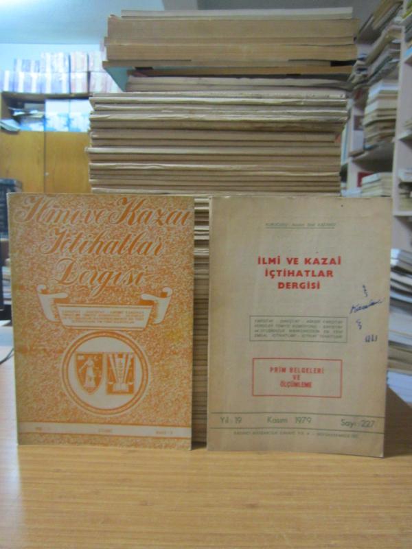 İlmi ve Kazai İçtihatlar Dergisi - 1961'den 1979'a Kadar Yayınlanmış 80 Farklı Sayı (Sayılar Açıklamada)