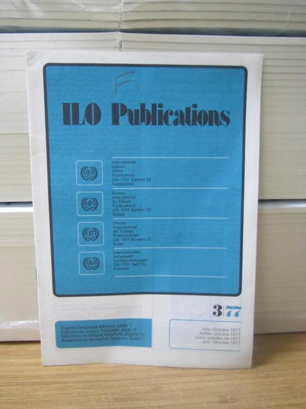 ILO PUBLICATIONS - Jule October 1977 - No 3/77