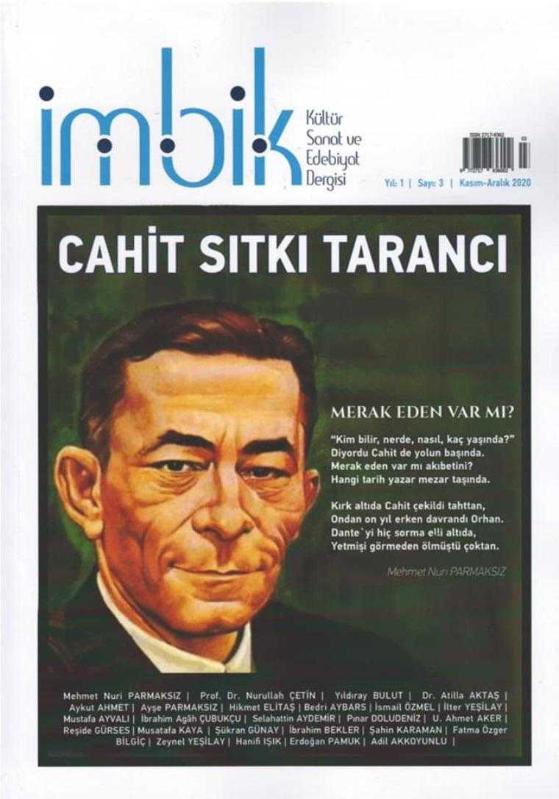 İmbik Kültür Sanat ve Edebiyat Dergisi Sayı 3 - Kasım Aralık 2020