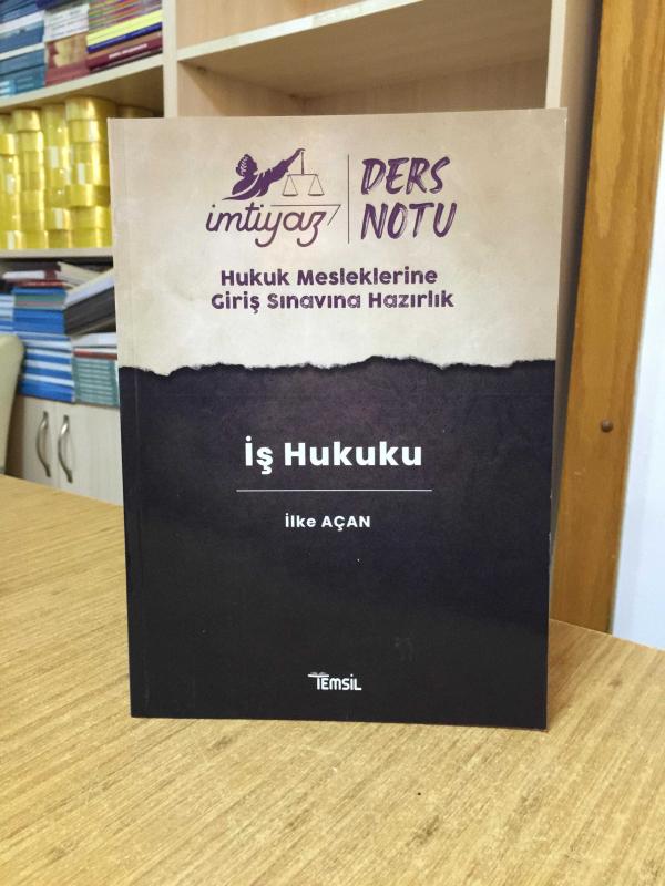 İmtiyaz Ders Notları HMGS İş Hukuku Temsil Kitap