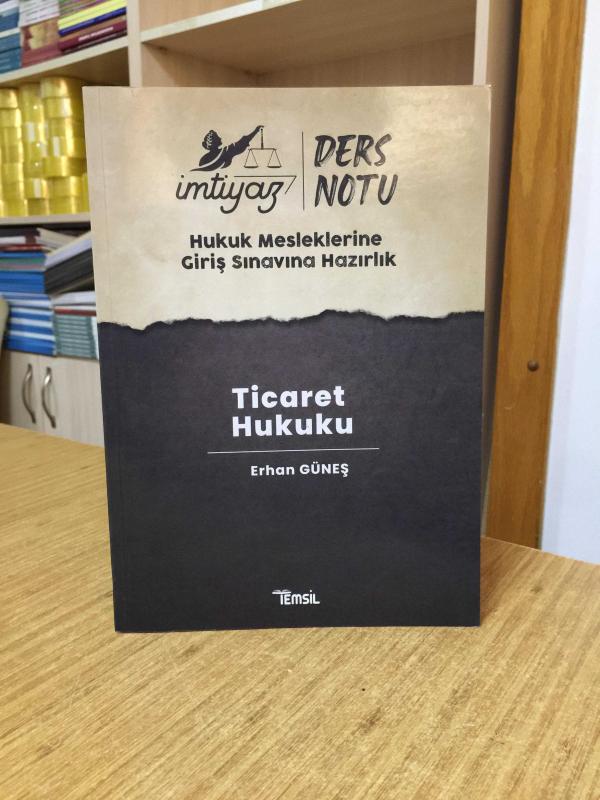 İmtiyaz Ders Notları HMGS Ticaret Hukuku Temsil Kitap