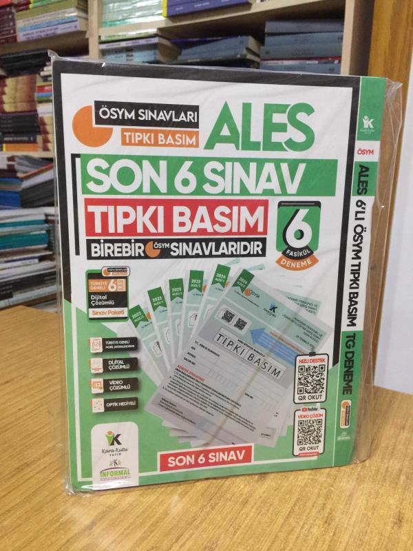 İnformal Yayınları 2024 ALES SON 6 SINAV ÖSYM Tıpkı Basım Çıkmış Soru Kitapçıkları 6'lı Deneme Paketi