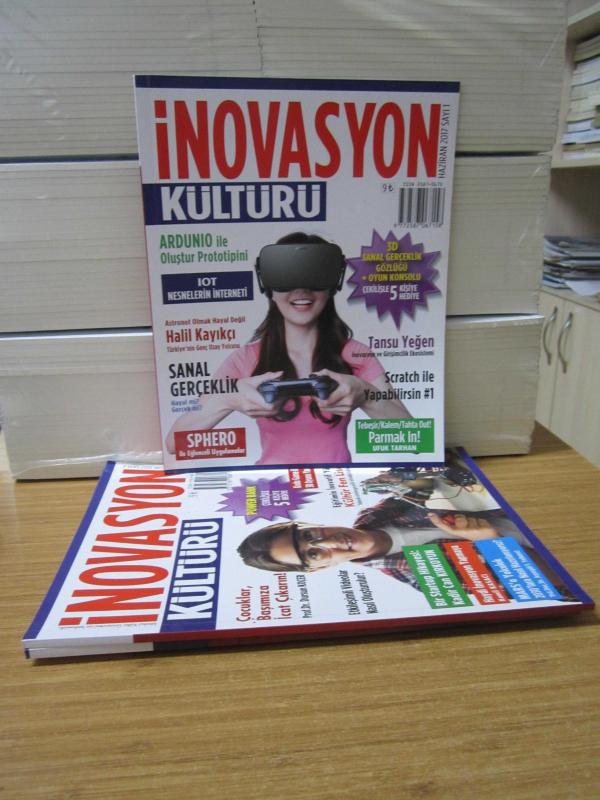 İNOVASYON KÜLTÜRÜ Dergisi - 2017 Yılı İlk 3 Sayı TAKIM (Haziran-Eylül/Ekim/Kasım-Aralık)