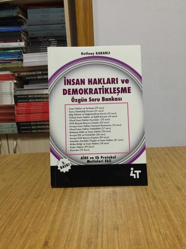 İnsan Hakları ve Demokratikleşme Özgün Soru Bankası 4T Yayınevi