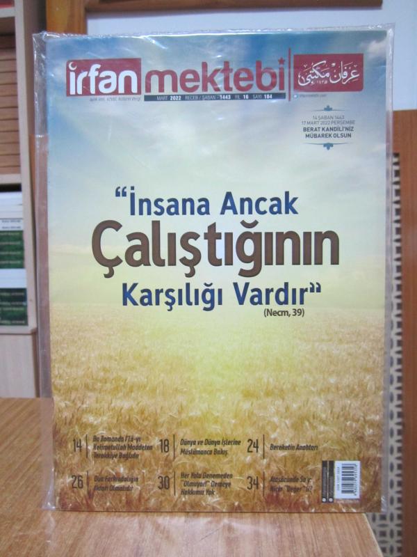 İrfan Mektebi Dergisi - Sayı 184 - Mart 2022