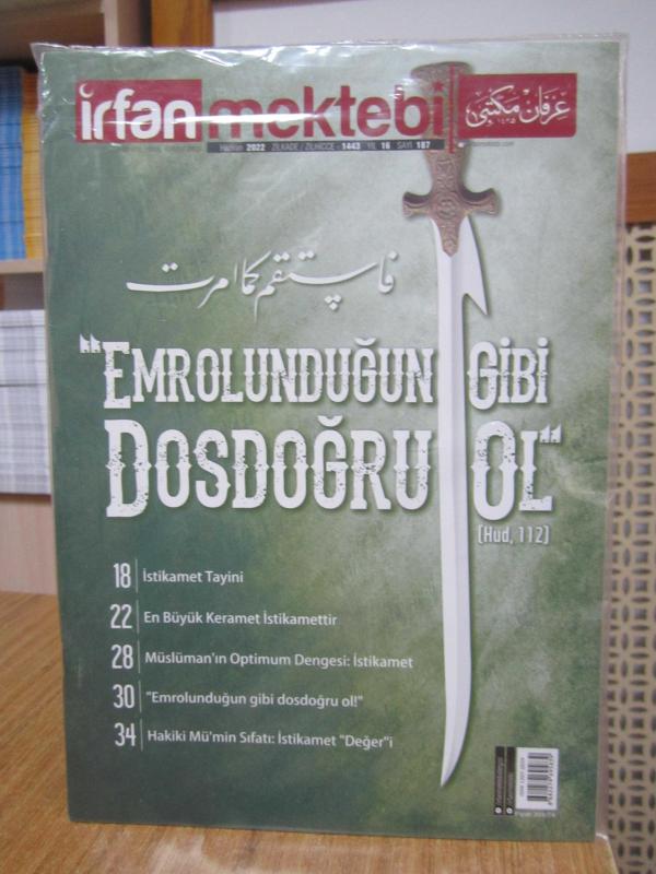 İrfan Mektebi Dergisi - Sayı 187 - Haziran 2022