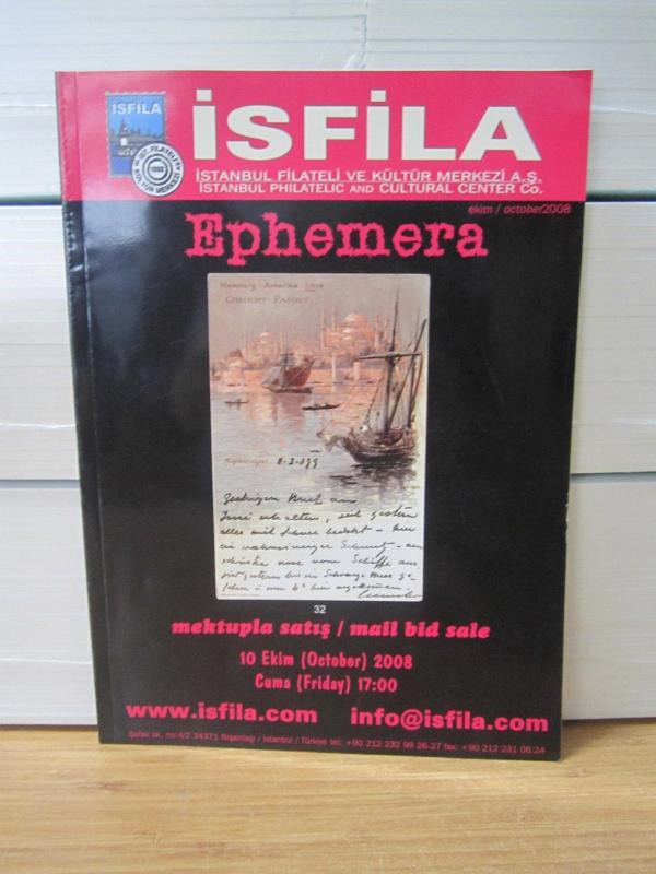 İSFİLA İstanbul Filateli ve Kültür Merkezi - Ekim 2008