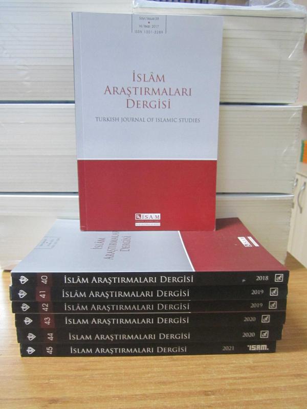 İSLAM ARAŞTIRMALARI DERGİSİ - 2017-2021 Yılları 7 Sayı TAKIM (Sayılar: 38-40-41-42-43-44-45) - TDV İSAM İslam Araştırmaları Merkezi