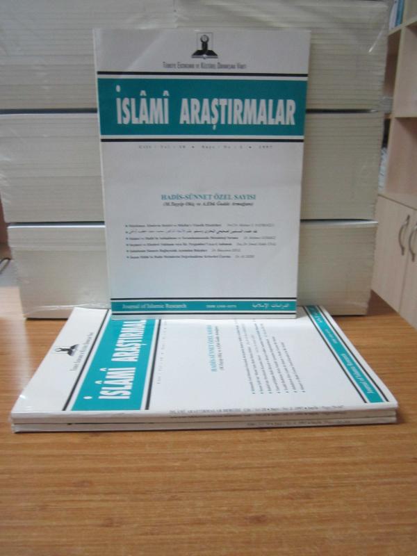 İSLAMİ ARAŞTIRMALAR Dergisi - 1997 Yılı Cilt 10 Sayılar: 1-2-3-4 - Türkiye Ekonomik ve Kültürel Dayanışma Vakfı / 4 Sayı TAKIM