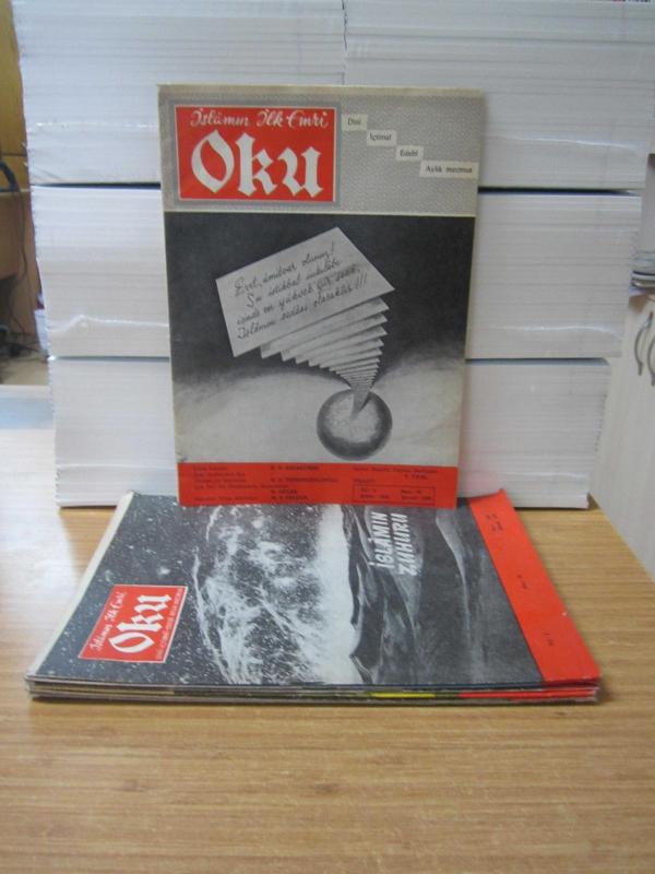 İslamın İlk Emri Oku Dergisi - 1966 Yılı 7 Farklı Sayı TAKIM (Sayılar: 54-55-56-57-58-59-61) - Türkiye İmam Hatip Okulları Mezunları Cemiyeti