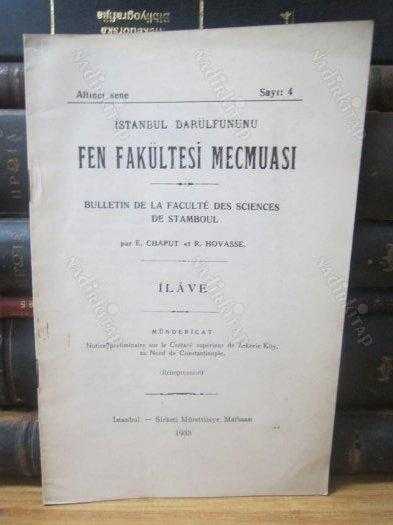 İstanbul Darülfünunu Fen Fakültesi Mecmuası - Altıncı Sene Sayı: 4 - 1933