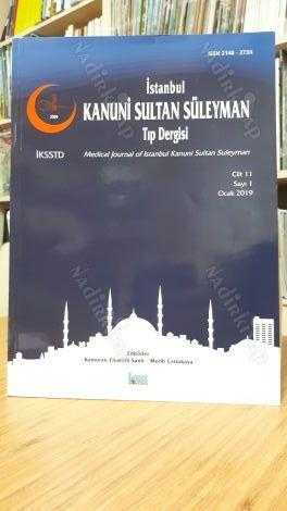 İstanbul Kanuni Sultan Süleyman Tıp Dergisi - Cilt 11 Sayı 1