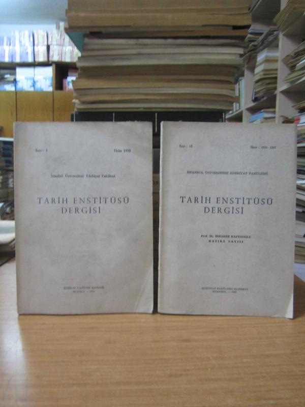 İstanbul Üniversitesi Edebiyat Fakültesi Tarih Enstitüsü Dergisi - 1970'den 1987'ye Kadar Yayınlanmış 8 Farklı Sayı (Sayılar Açıklamada)