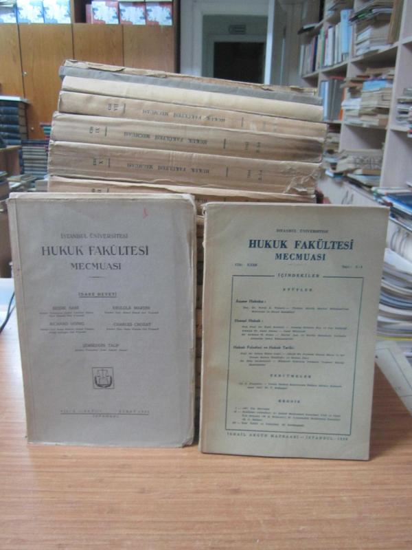 İstanbul Üniversitesi Hukuk Fakültesi Mecmuası - 1935'ten 1957'e Kadar Yayınlanmış İLK SAYI dahil 17 Farklı Sayı Mevcut (Sayılar Açıklamada)