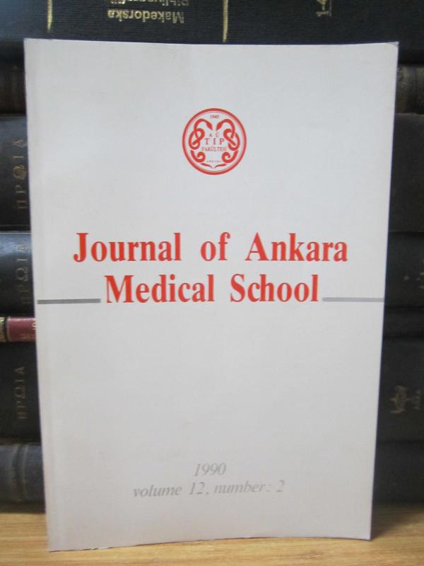 Journal of Ankara Medical School - Vol 12 - No 3 - Year 1990