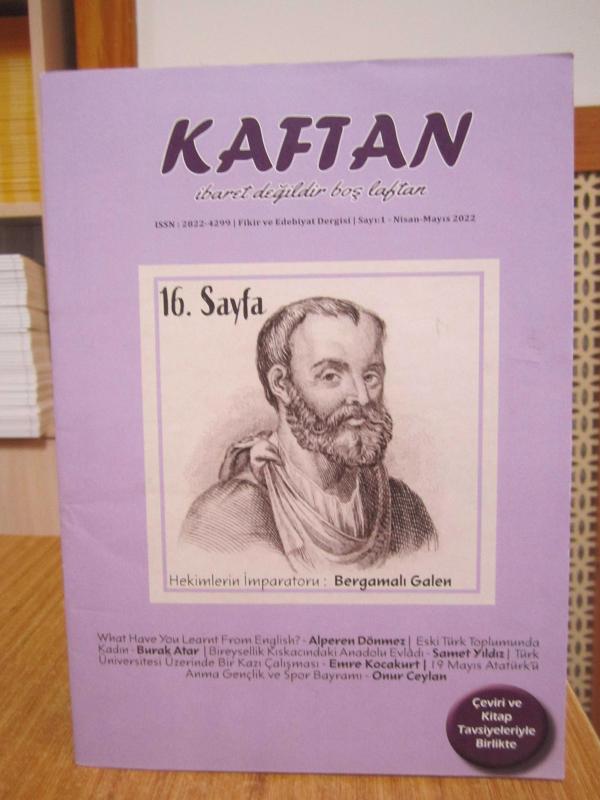 KAFTAN Dergisi - Sayı 1 - Nisan Mayıs 2022 ( İLK SAYI )