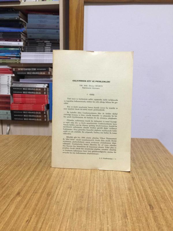 Kalkınmada Köy ve Problemleri - Yük. Müh. Ekrem Ceyhun (S. S. Konferansları)