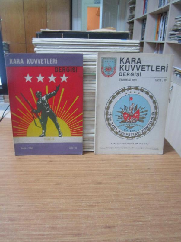 Kara Kuvvetleri Dergisi - 1964'ten 1991'e Kadar Yayınlanmış 42 Farklı Sayı Mevcut (Sayılar Açıklamada)