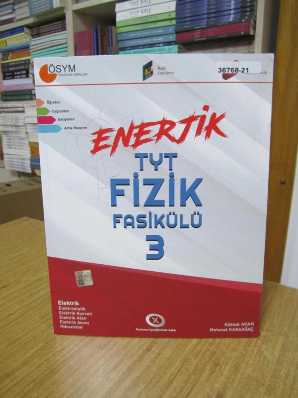 Karaağaç Yayıncılık ENERJİK TYT FİZİK Fasikülü 3 / Köksal Akan & Mehmet Karaağaç