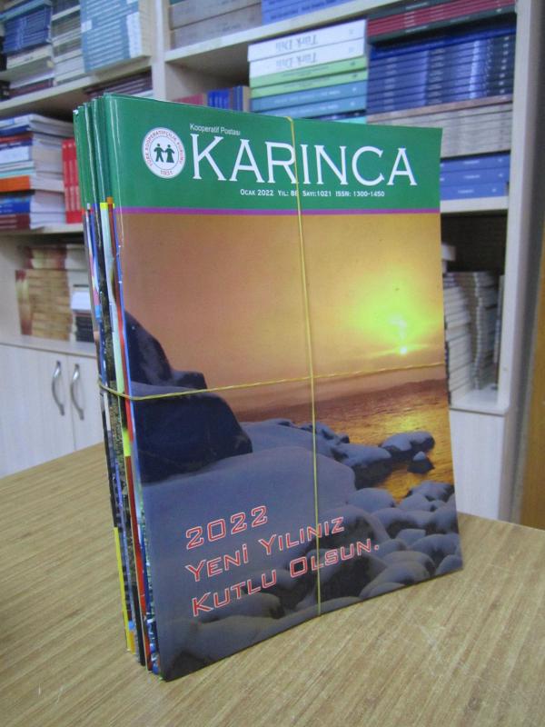 Karınca Kooperatif Postası - Türk Kooperatifçilik Kurumu - 2022 Yılı Tüm Sayılar TAKIM (Sayılar: 1021-1032 ve Arası)