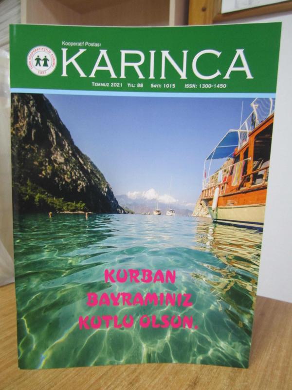 Karınca Kooperatif Postası - Türk Kooperatifçilik Kurumu - Sayı 1015 - Temmuz 2021