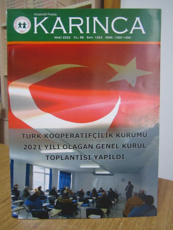 Karınca Kooperatif Postası - Türk Kooperatifçilik Kurumu - Sayı 1023 - Mart 2022