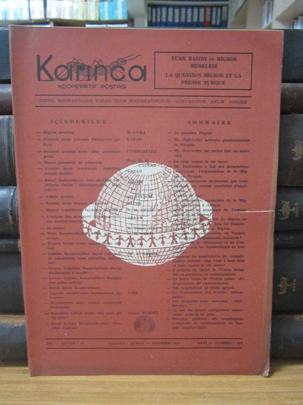 Karınca Kooperatif Postası - Türk Kooperatifçilik Kurumu - Sayı 206 - Şubat 1954