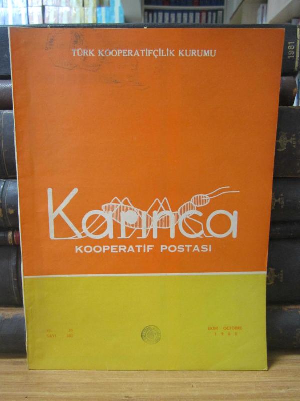 Karınca Kooperatif Postası - Türk Kooperatifçilik Kurumu - Sayı 382 - Ekim 1968