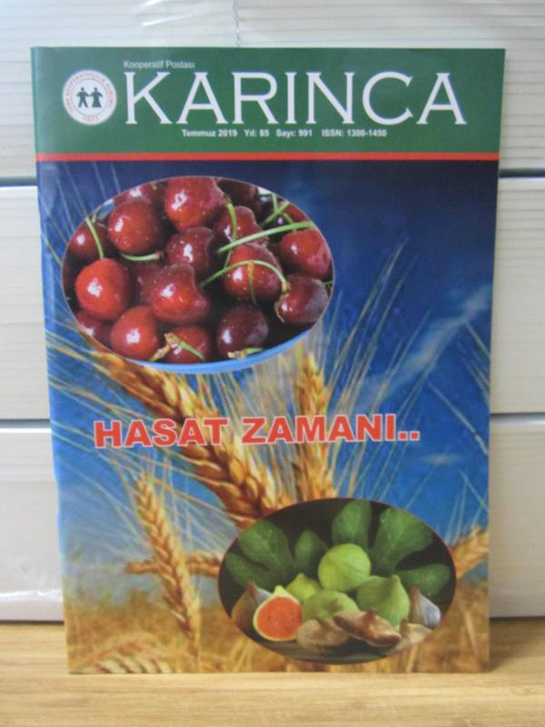 Karınca Kooperatif Postası - Türk Kooperatifçilik Kurumu - Sayı 992 - Ağustos 2019