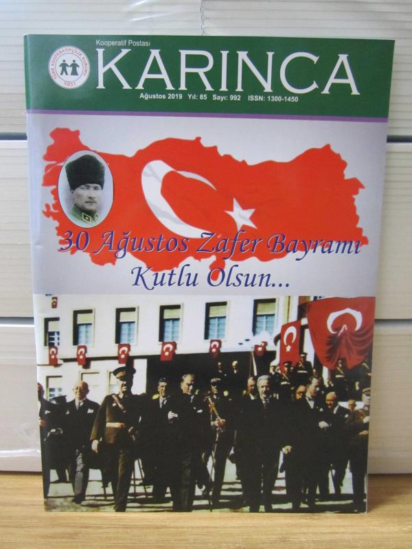 Karınca Kooperatif Postası - Türk Kooperatifçilik Kurumu - Sayı 994 - Ekim 2019