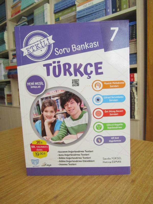 Kaya Yayıncılık Türkçe Soru Bankası 7