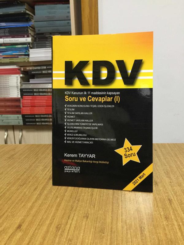 KDV Soru ve Cevaplar Astana Yayınları (Mart 2021)