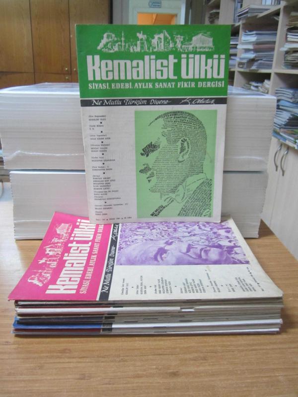 Kemalist Ülkü Dergisi - 1981'den 1993'e Kadar Yayınlanmış 18 Farklı Sayı TAKIM (Sayılar Açıklamada)