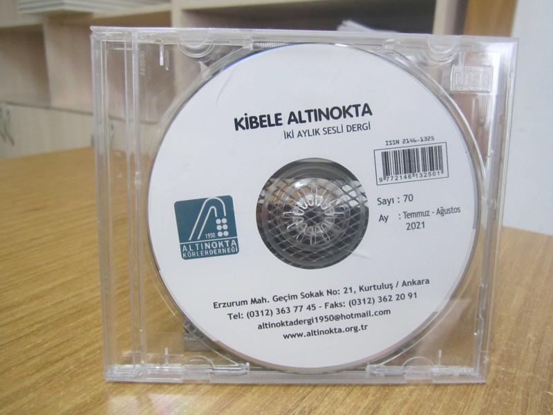 Kibele Altınokta İki Aylık Sesli Dergi [CD] - Sayı 70 - Temmuz Ağustos 2021