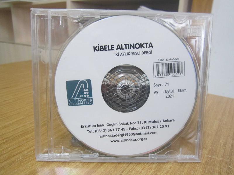 Kibele Altınokta İki Aylık Sesli Dergi [CD] - Sayı 71 - Eylül Ekim 2021