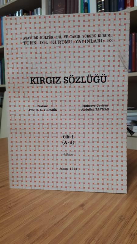 Kırgız Sözlüğü (A-J) - (K-Z) 2 Cilt Takım