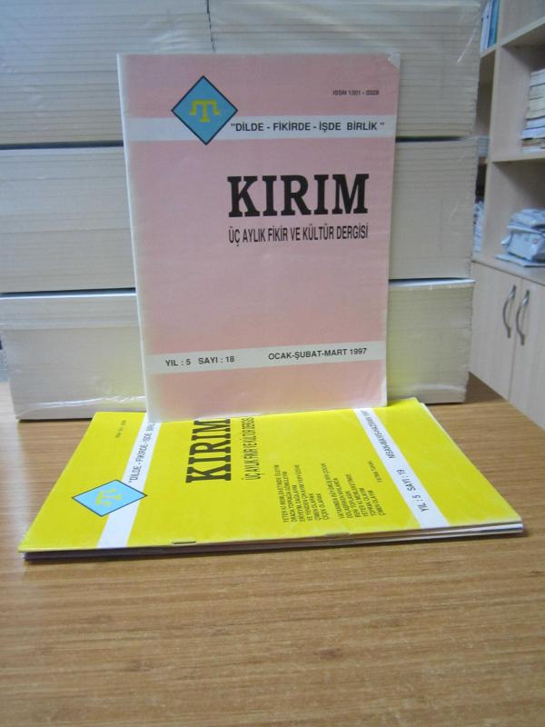 KIRIM Üç Aylık Fikir ve Kültür Dergisi - 1997 Yılı Tüm Sayılar TAKIM (Sayılar: 18-19-20-21) - ( Sahibi: Av. Ünsal Aktaş )