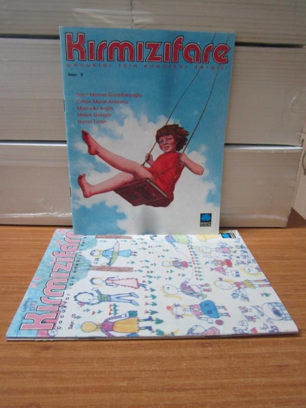 KIRMIZIFARE Çocuklar İçin Edebiyat Dergisi - 1992 Yılı 3 Sayı TAKIM (Sayılar: 9-10-11)