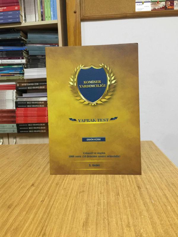 Komiser Yardımcılığı Yaprak Test - Erkin Kürk (Güncel ve Özgün 1000 Soru)