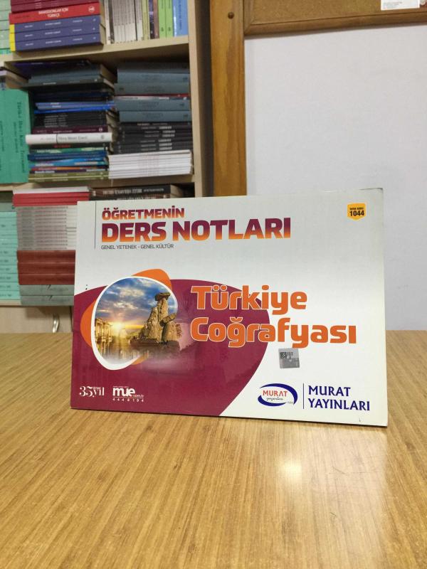 KPSS 2018 Türkiye Coğrafyası Öğretmenin Ders Notları Murat Yayınları