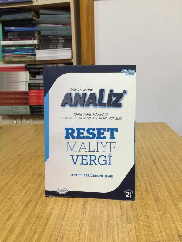 KPSS A Grubu Analiz Reset Maliye Vergi Son Tekrar Ders Notları Monopol Yayınları