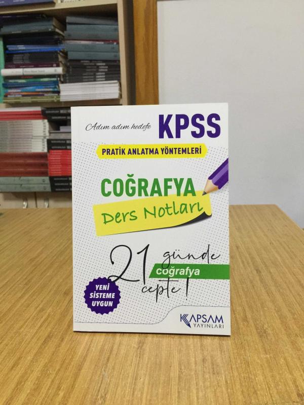 KPSS Coğrafya Ders Notları Kapsam Yayınları