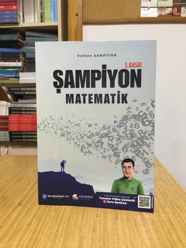 KPSS Genel Yetenek Genel Kültür Şampiyon Matematik Soru Bankası Akademi Denizi Yayınları 5.Baskı