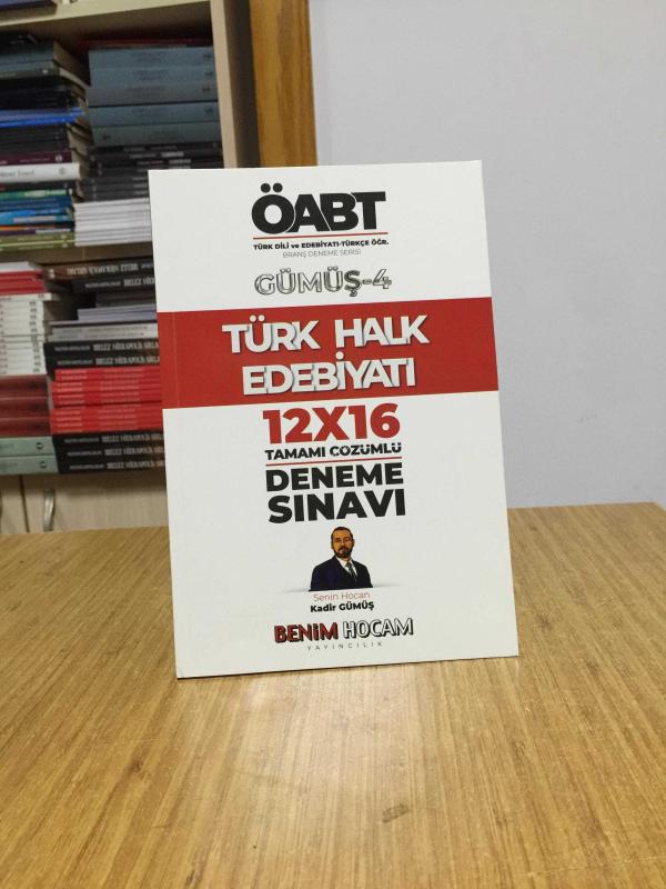 KPSS Gümüş Serisi 4 ÖABT Türk Dili ve Edebiyatı Türkçe Öğretmenliği Türk Halk Edebiyatı Deneme Sınavları Benim Hocam Yayınları