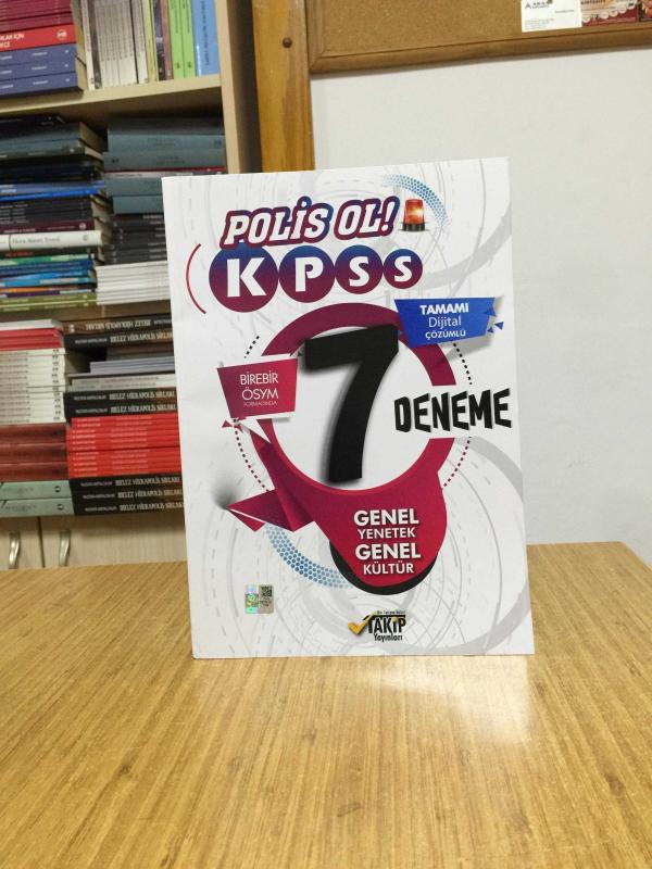 KPSS POLİS OL 7 Deneme Dijital Çözümlü Takip Yayınları