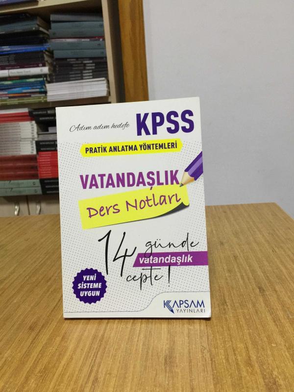 KPSS Vatandaşlık Ders Notları Kapsam Yayınları